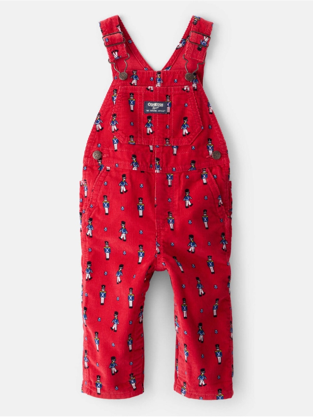 Oshkosh Nutcracker Corduroy Overalls